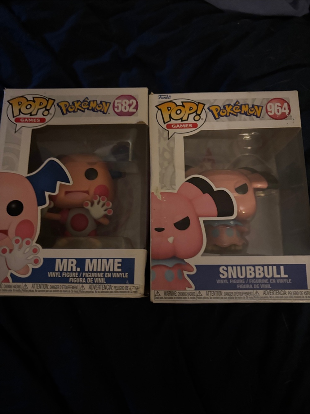 Funko Pink Mr. Mime & Snubbull Pokémon Pop! Vinyl Duo